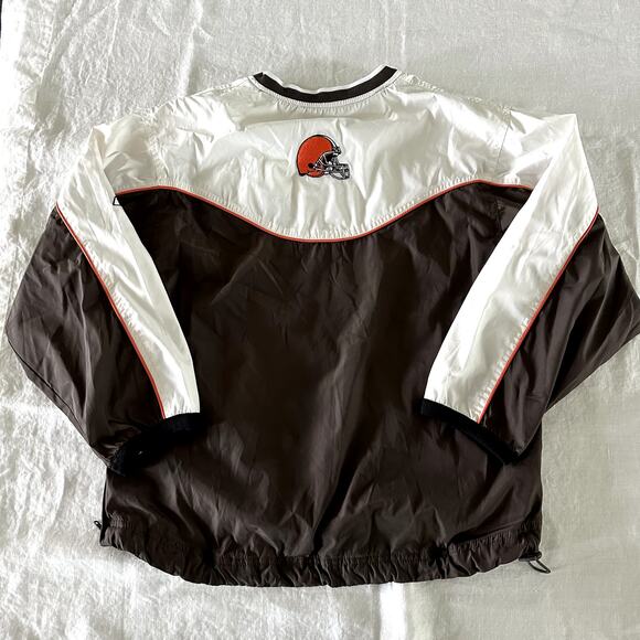 Cleveland Browns Reebok Pullover Windbreaker Youth Medium - Picture 5 of 7